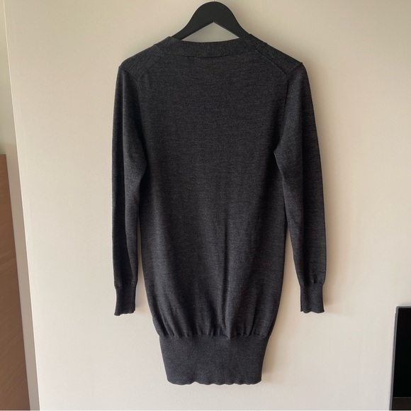 TEENFLO WOOL CARDIGAN in Charcoal - Picture 6 of 7